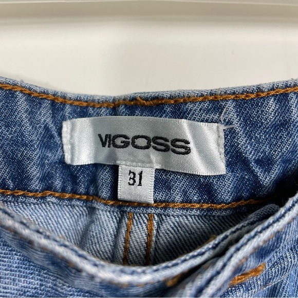 Vigoss Billie 90’s High Rise Distressed Ripped Denim Jeans size31 - Picture 7 of 17